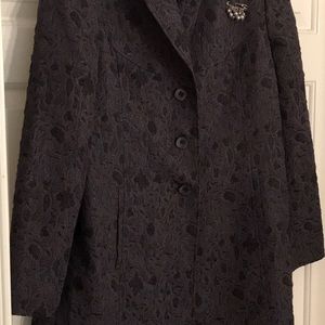 Gorgeous retro long jacket size 12 EUC